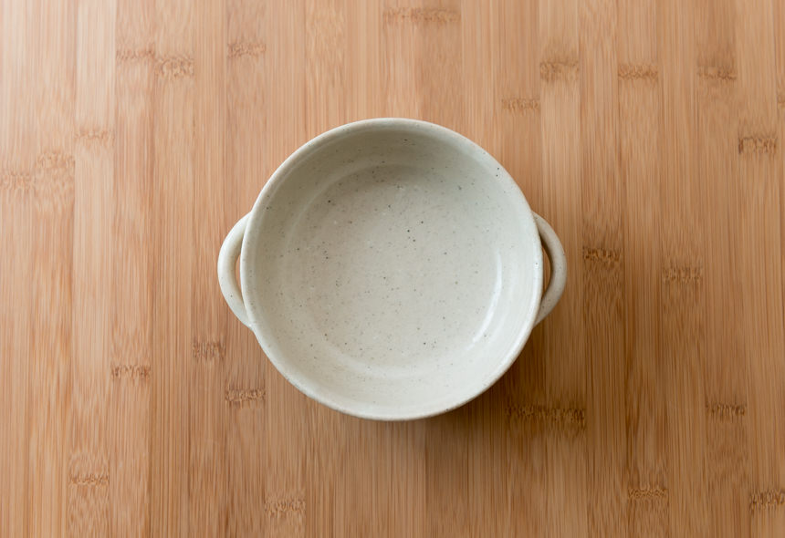 伊賀焼 グラタン皿 （白）