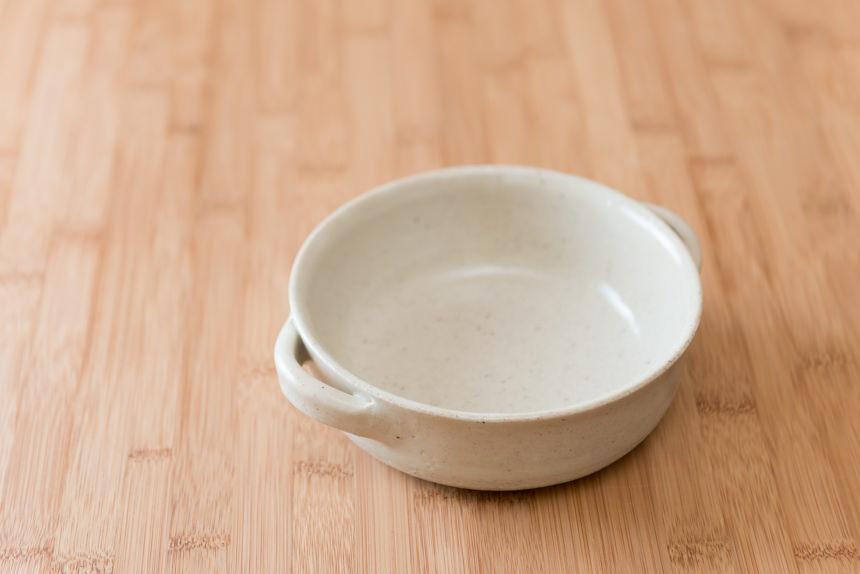 伊賀焼 グラタン皿 （白）