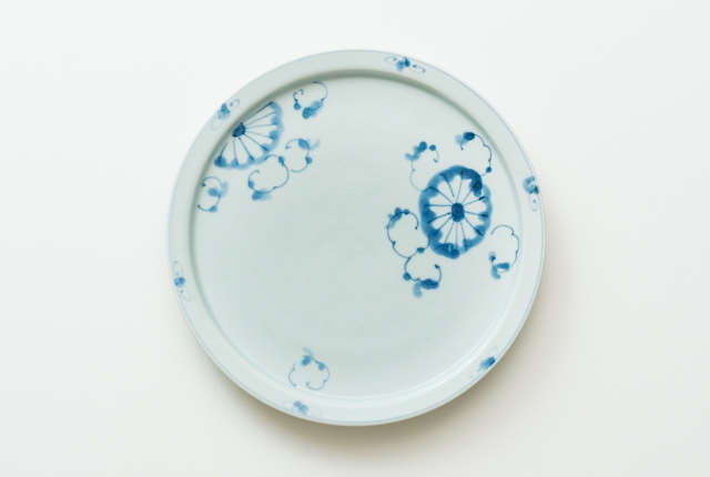 天平平皿 七寸 菊絵 | オンラインショップ | 生活購買店reed