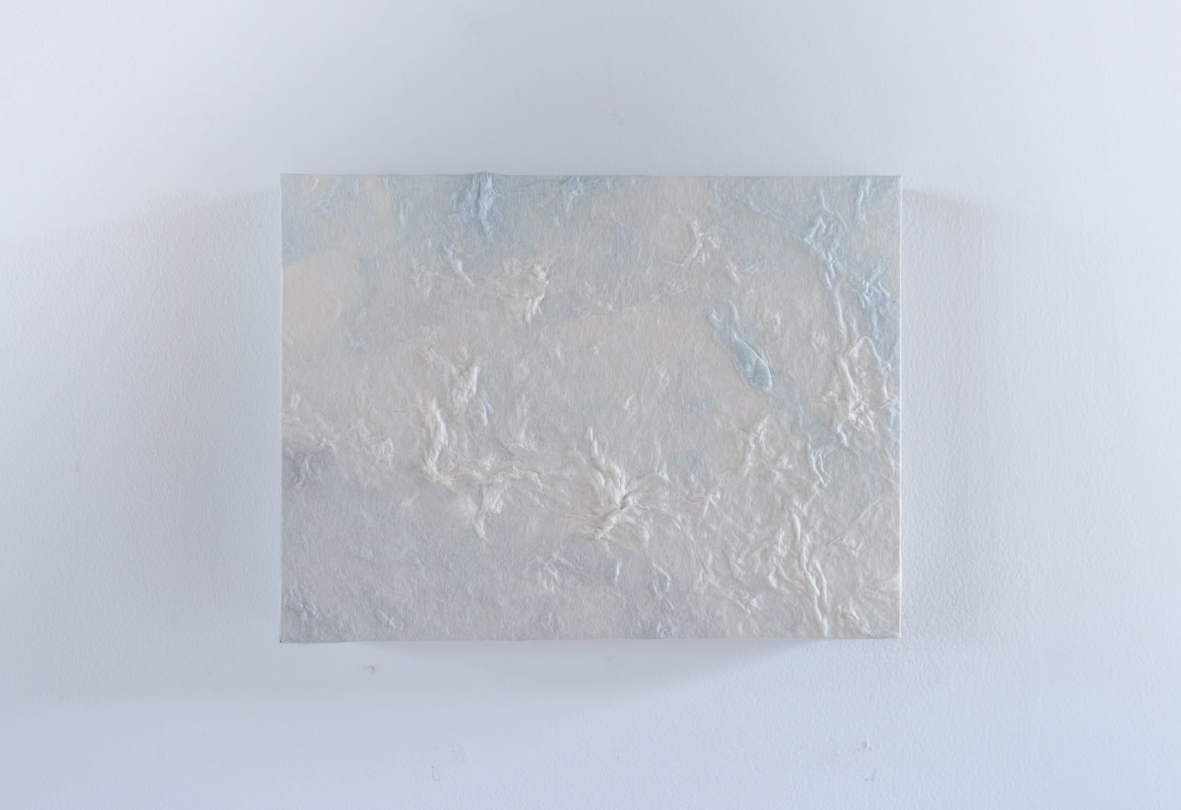 手漉き和紙パネル キリトリ「淡藍と淡灰」B