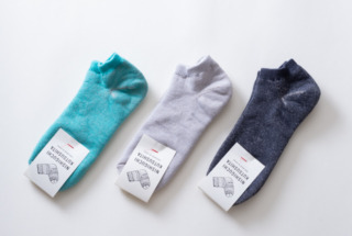 リネンコットンパイルアンクレット  S