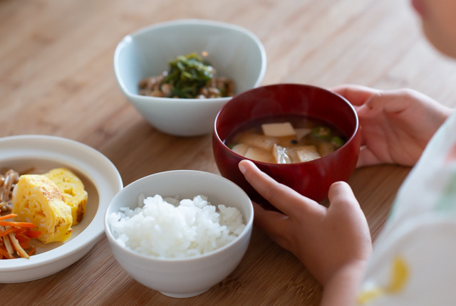 しらさぎ椀 子ども用(朱)