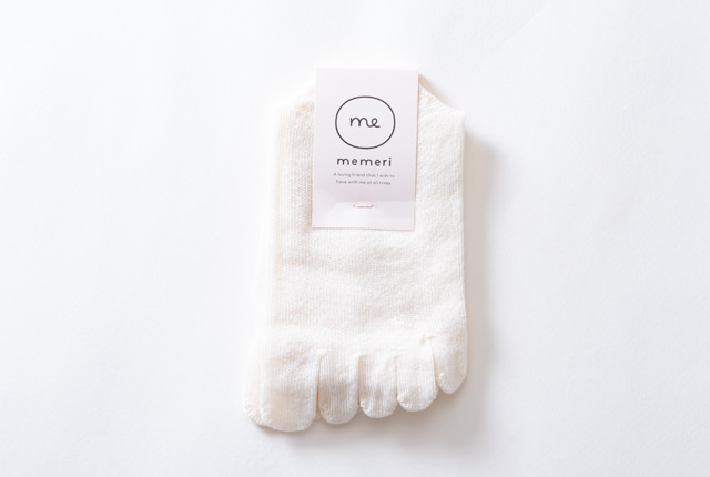 シルクウール5本指ソックス S