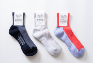 コットンカシミヤウォークソックス　M